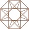 Ekena Millwork Guardian Wood Fretwork Pierced Ceiling Medallion, Wood (Paint Grade), 32"OD x 12 1/2"ID x 3/8"T CMWP32X32X0375GDMF - alternate 2